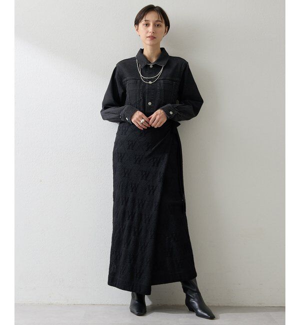  「ストレッチデニムワンピース」|ワンピース|