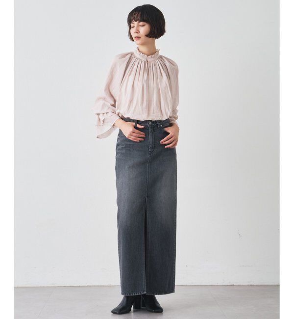  「カフスギャザーブラウス」|シャツ・ブラウス|