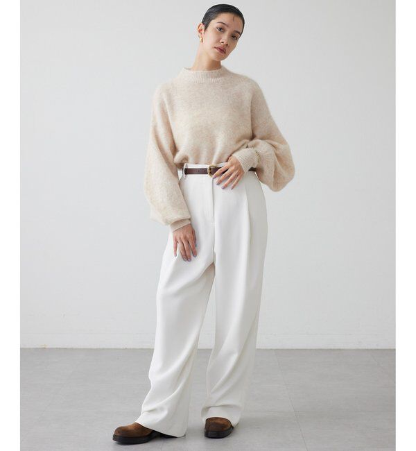 THE PAUSE「【THE PAUSE】バレルスリーブニット」|ニット・セーター|