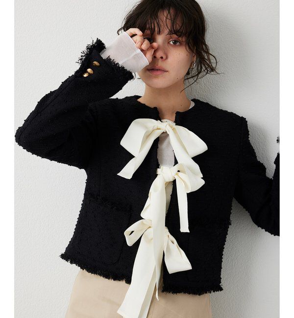  「ネップツイードリボンジャケット」|その他|