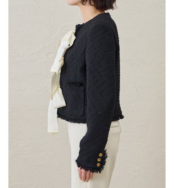  「ネップツイードリボンジャケット」|その他|