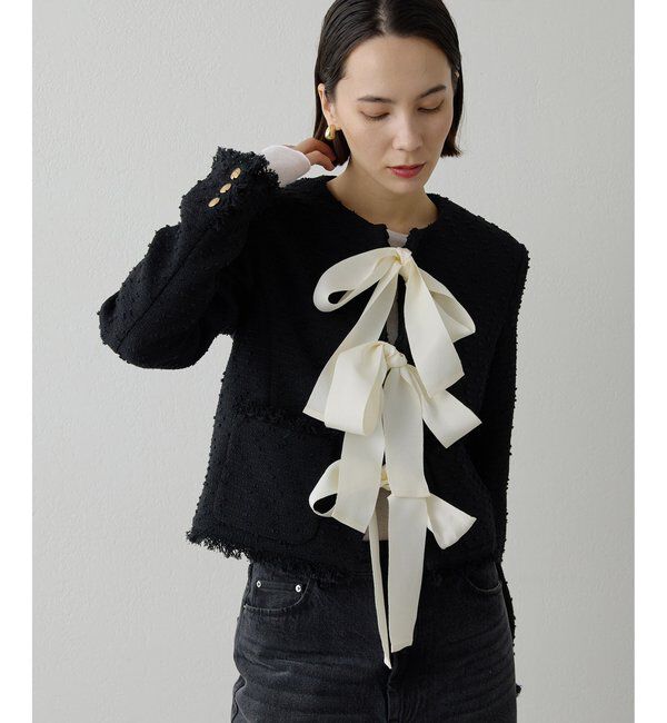  「ネップツイードリボンジャケット」|その他|