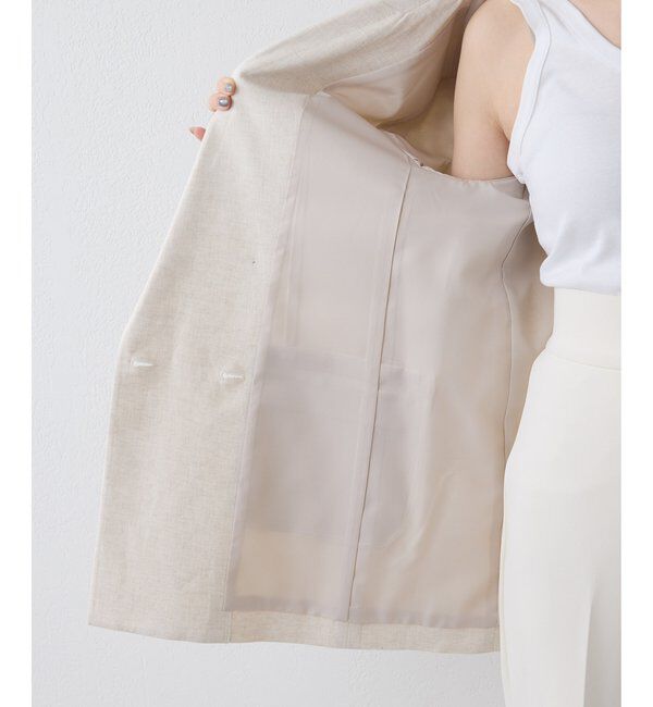  「【THE PAUSE】ツイードショートジレ」|ベスト・ジレ|