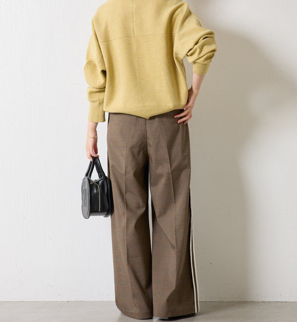  「ジップスウェットライクニット」|ニット・セーター|