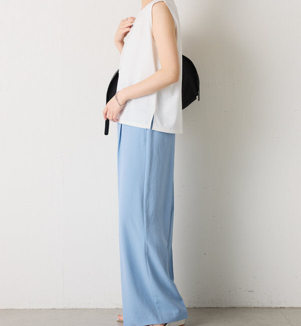  「ジャージワイドパンツ」|チノ|