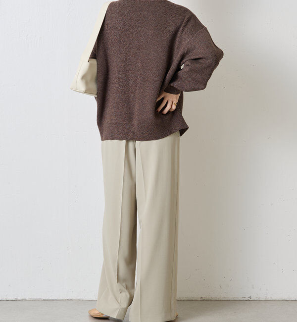  「ジャージワイドパンツ」|チノ|