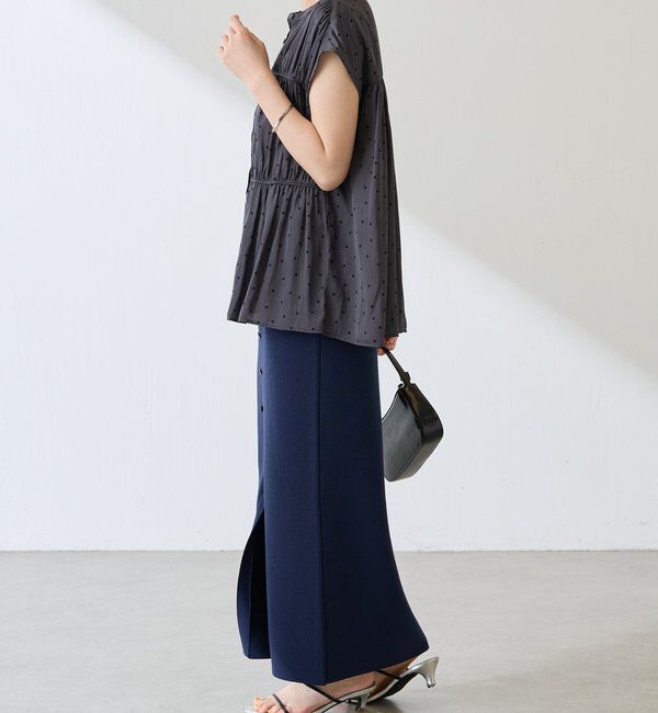  「【前後2WAY】センターボタンニットスカート」|スカート|