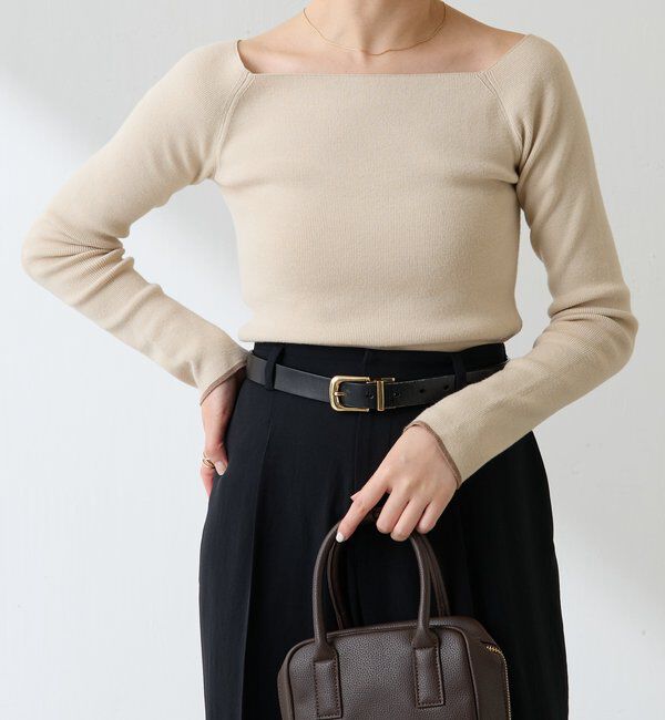  「【2通りで着れる】オフショルダーニット」|ニット・セーター|