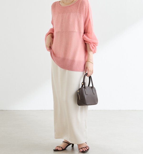  「裾ラメアルパカ混ニット」|ニット・セーター|