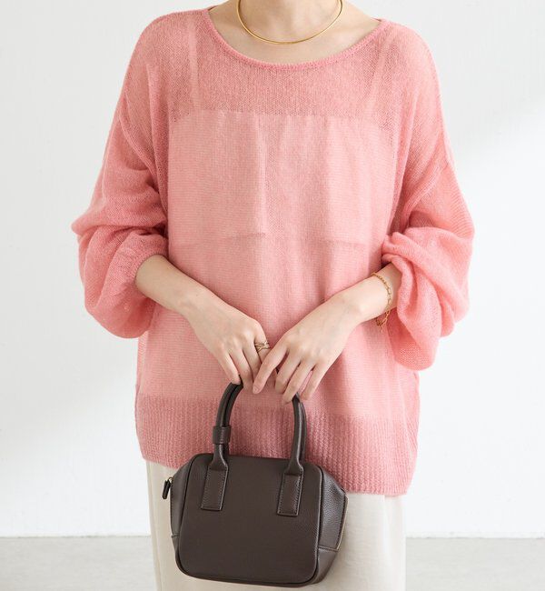  「裾ラメアルパカ混ニット」|ニット・セーター|