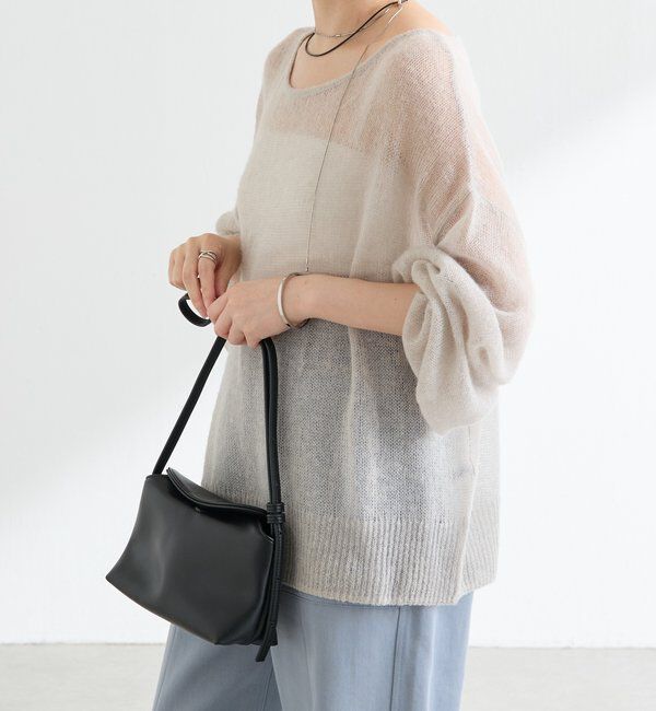  「裾ラメアルパカ混ニット」|ニット・セーター|