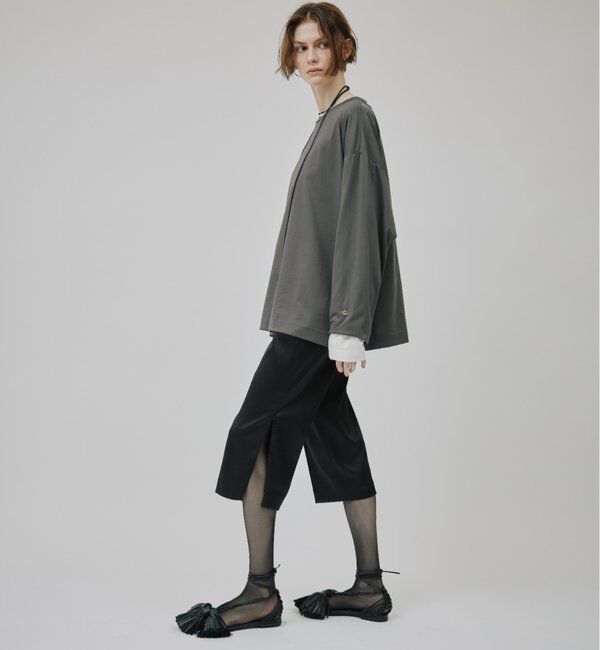  「【CEPIE./セピエ】シルキーオーバーロンＴ」|Tシャツ・カットソー|