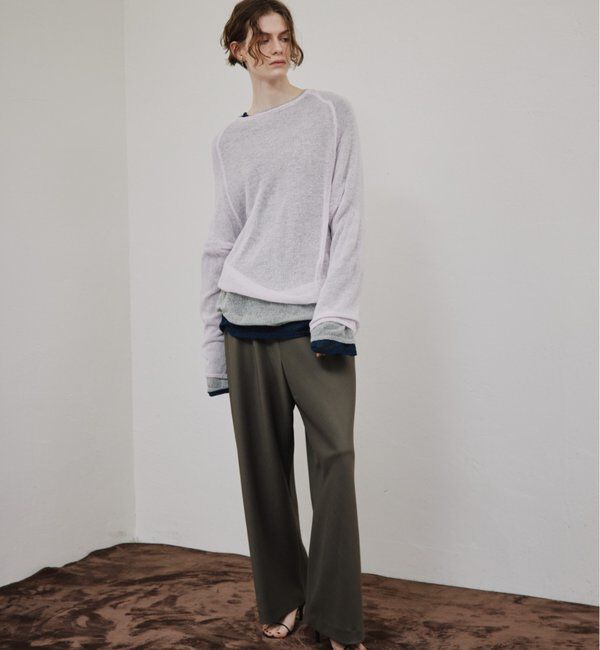  「	【CEPIE./セピエ】シアータックスリーブニット」|ニット・セーター|