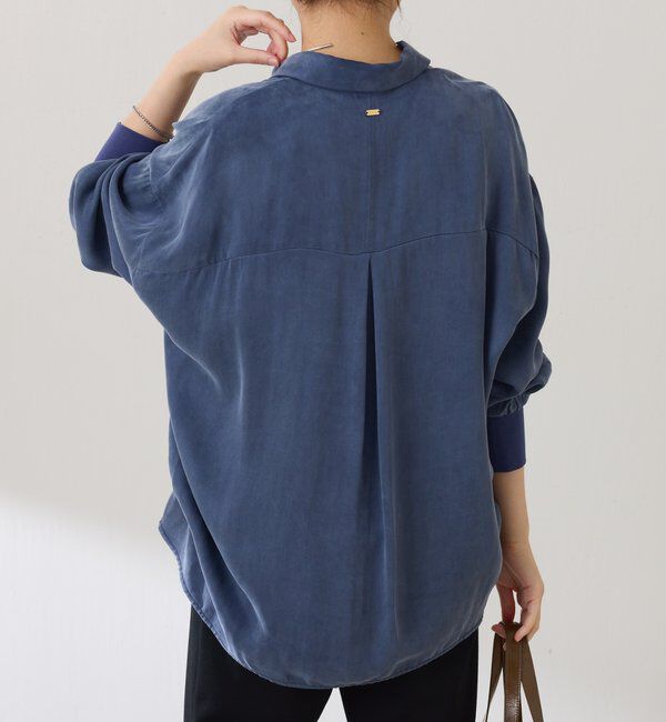  「スキッパー袖リブブラウス」|シャツ・ブラウス|