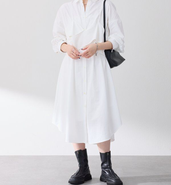  「キャミSETシャツワンピース」|ワンピース|