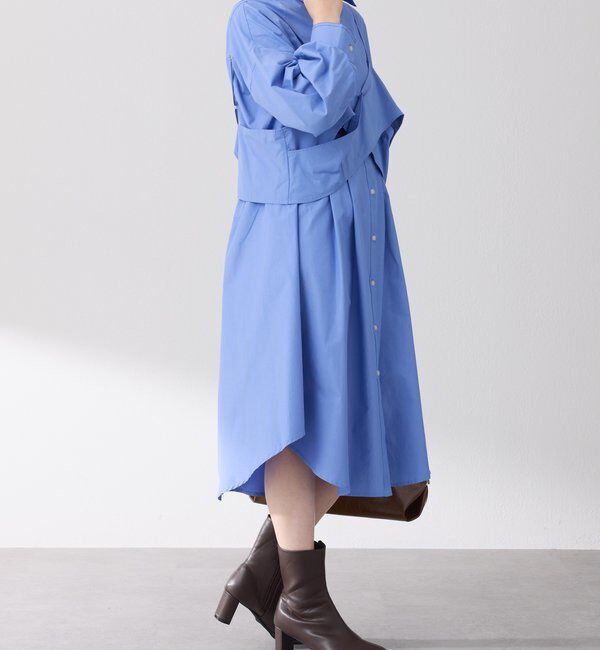  「キャミSETシャツワンピース」|ワンピース|