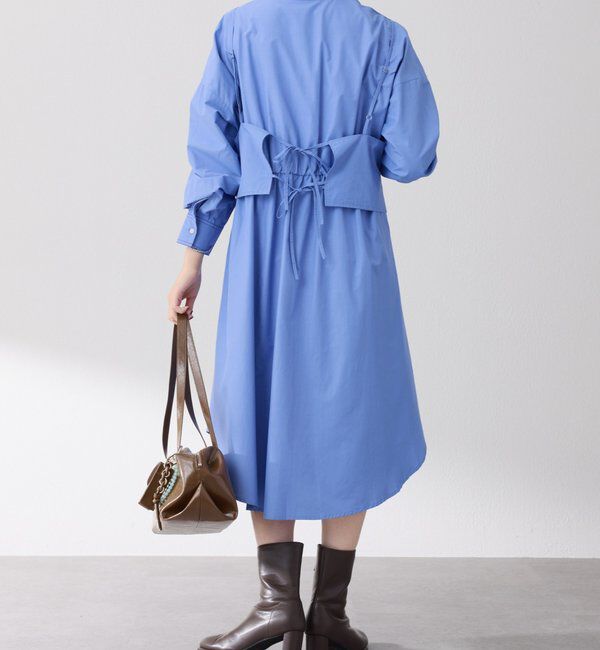  「キャミSETシャツワンピース」|ワンピース|