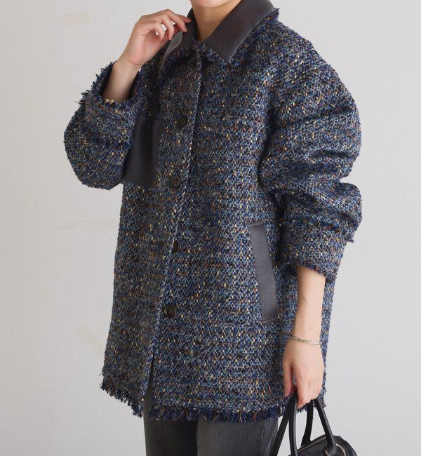 「ツイードカバーオールジャケット」|ベスト・ジレ|