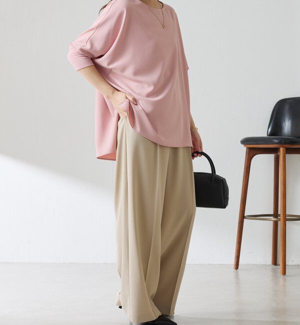  「《予約販売中》【高機能/マイナス3kg/5サイズ展開】ジャージワイドパンツ」|チノ|