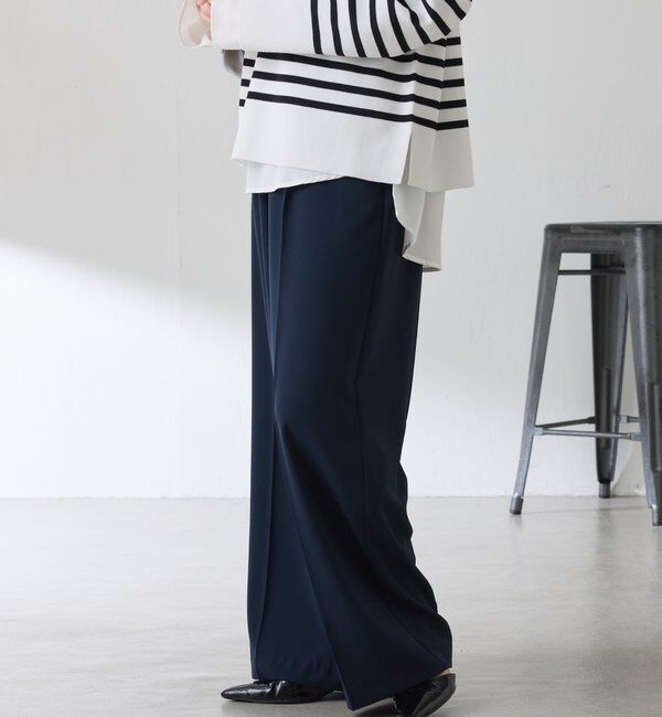  「《予約販売中》【高機能/マイナス3kg/5サイズ展開】ジャージワイドパンツ」|チノ|