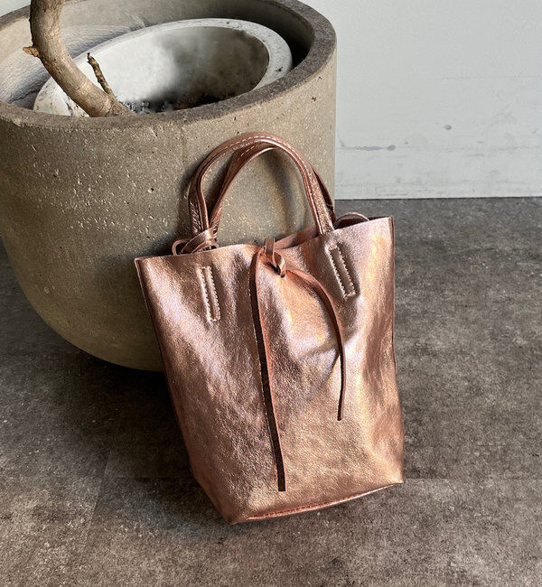  「【WEB限定】メタリックミニトート」|トートバッグ|