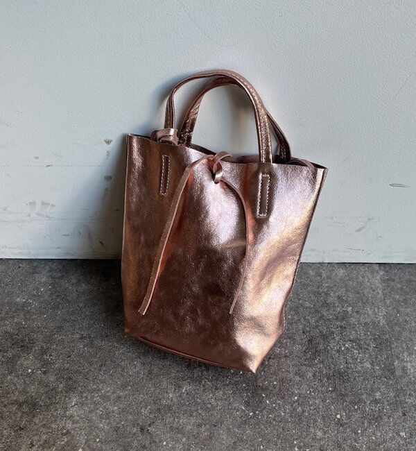  「【WEB限定】メタリックミニトート」|トートバッグ|