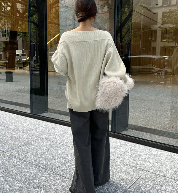  「【新色追加】ストレッチワイドフレアデニム」|デニム|