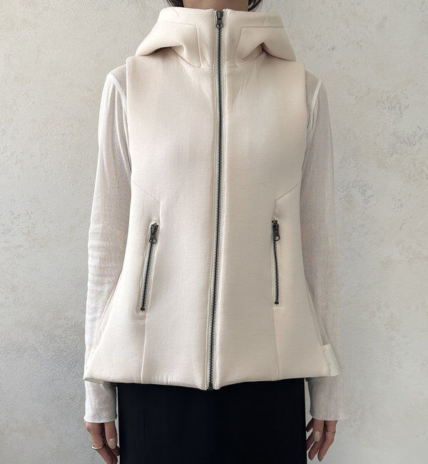  「【WEB限定】異素材切替中綿ベスト」|ベスト・ジレ|