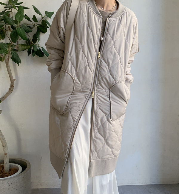  「【WEB限定】ロングMA1」|その他|エクリュ