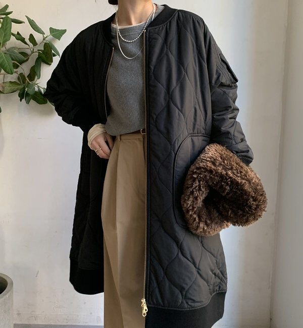  「【WEB限定】ロングMA1」|その他|ブラック