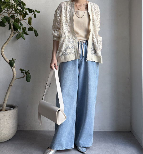  「【WEB限定】コード刺繍ブルゾン」|ブルゾン・スタジャン|