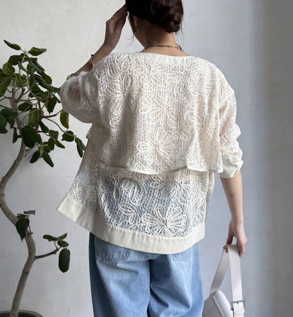  「【WEB限定】コード刺繍ブルゾン」|ブルゾン・スタジャン|