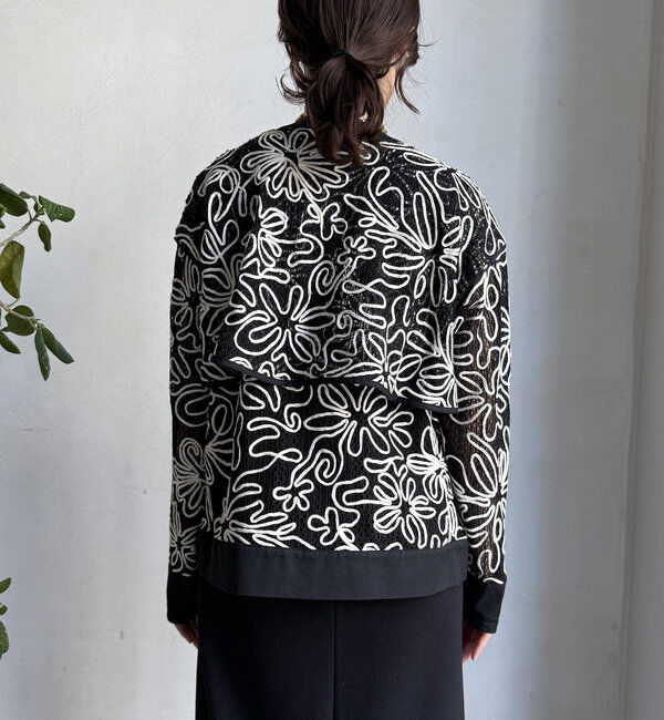  「【WEB限定】コード刺繍ブルゾン」|ブルゾン・スタジャン|