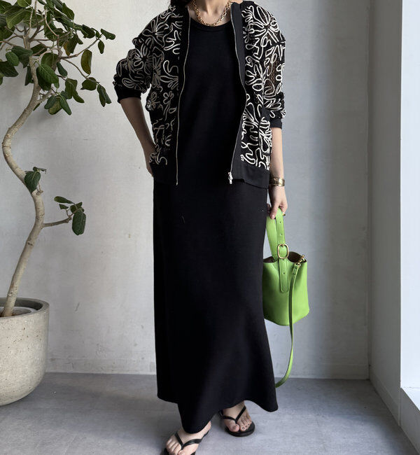  「【WEB限定】コード刺繍ブルゾン」|ブルゾン・スタジャン|