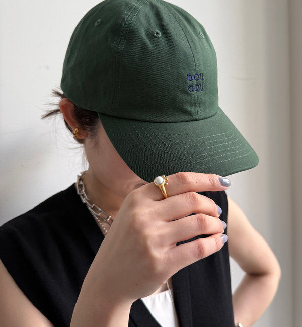  「DD刺繍キャップ」|ハット|グリーン