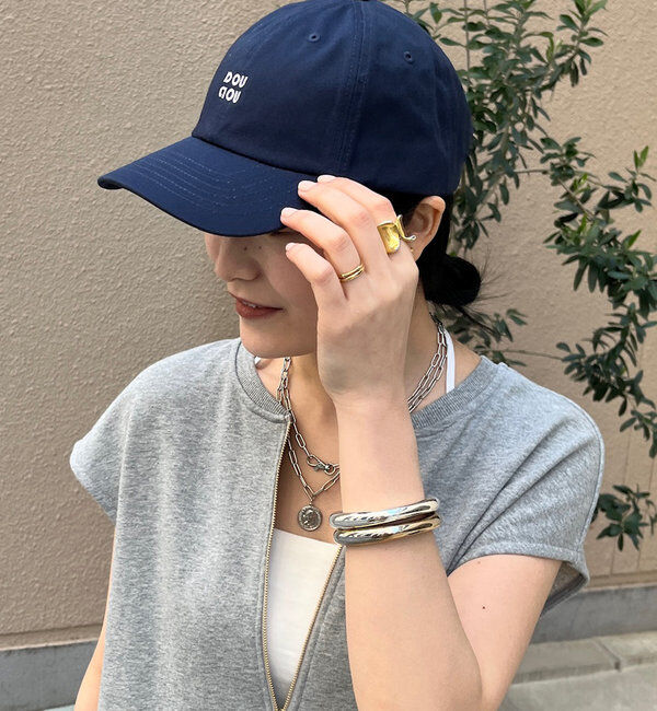  「DD刺繍キャップ」|ハット|ネイビー