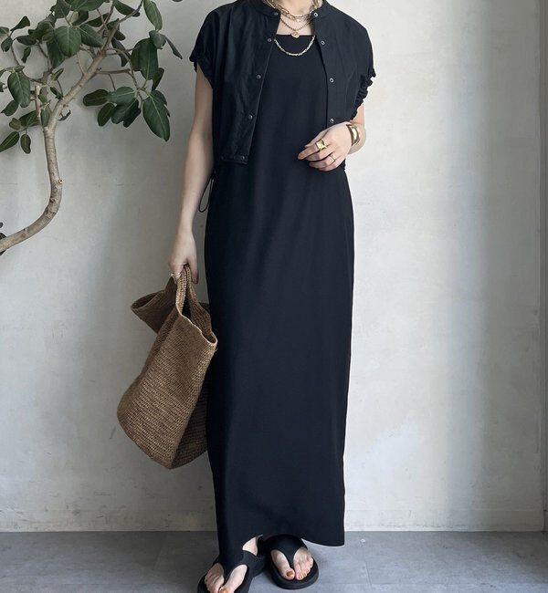  「【WEB限定】ショートスナップシャツベスト」|シャツ・ブラウス|