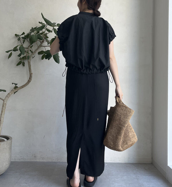  「【WEB限定】ショートスナップシャツベスト」|シャツ・ブラウス|