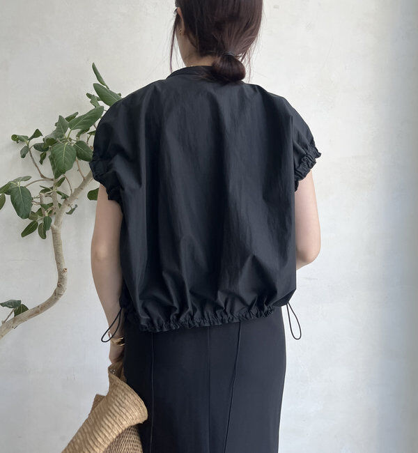  「【WEB限定】ショートスナップシャツベスト」|シャツ・ブラウス|