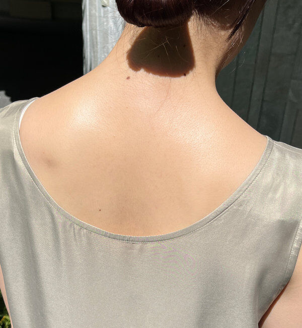  「【ウォッシャブル】キュプラタンクブラウス」|シャツ・ブラウス|