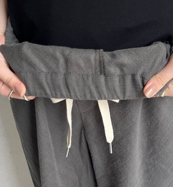  「リネンバイヤスパンツ」|チノ|