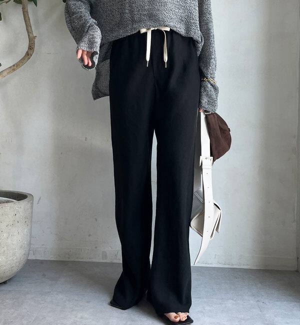  「リネンバイヤスパンツ」|チノ|