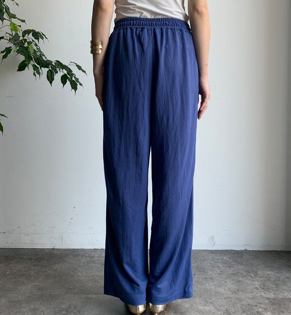  「【WEB限定】リネンライクカノコパンツ」|チノ|