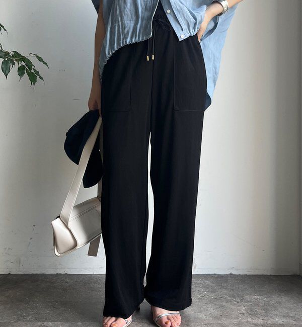  「【WEB限定】リネンライクカノコパンツ」|チノ|