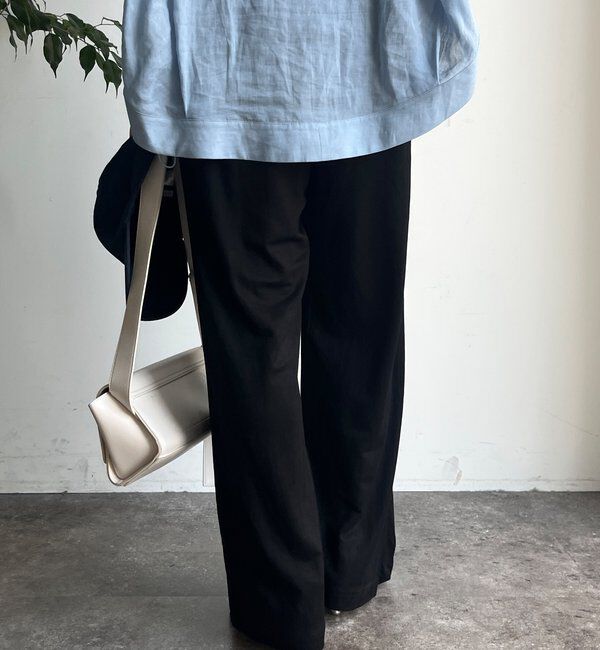  「【WEB限定】リネンライクカノコパンツ」|チノ|