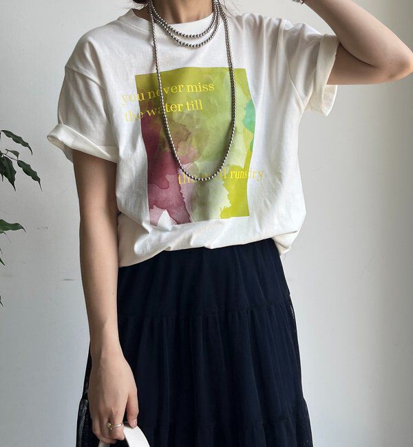  「【WEB限定】ロゴペイントTEE」|Tシャツ・カットソー|