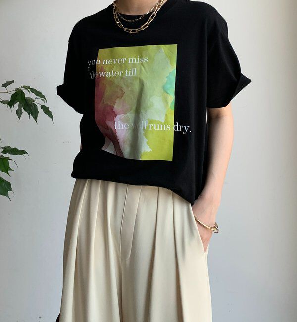  「【WEB限定】ロゴペイントTEE」|Tシャツ・カットソー|