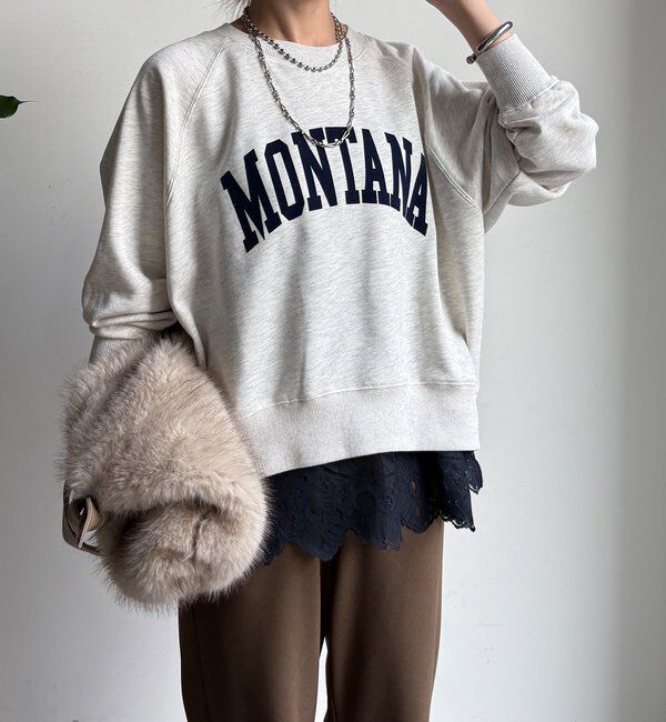  「【WEB限定】ロゴラグランワイドプルオーバー」|Tシャツ・カットソー|