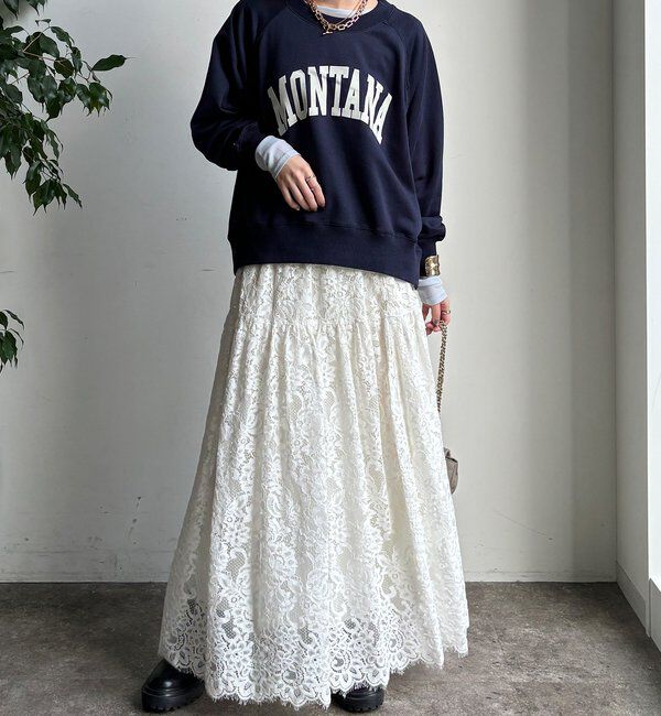  「【WEB限定】ロゴラグランワイドプルオーバー」|Tシャツ・カットソー|