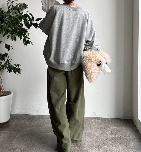  「【WEB限定】ロゴラグランワイドプルオーバー」|Tシャツ・カットソー|